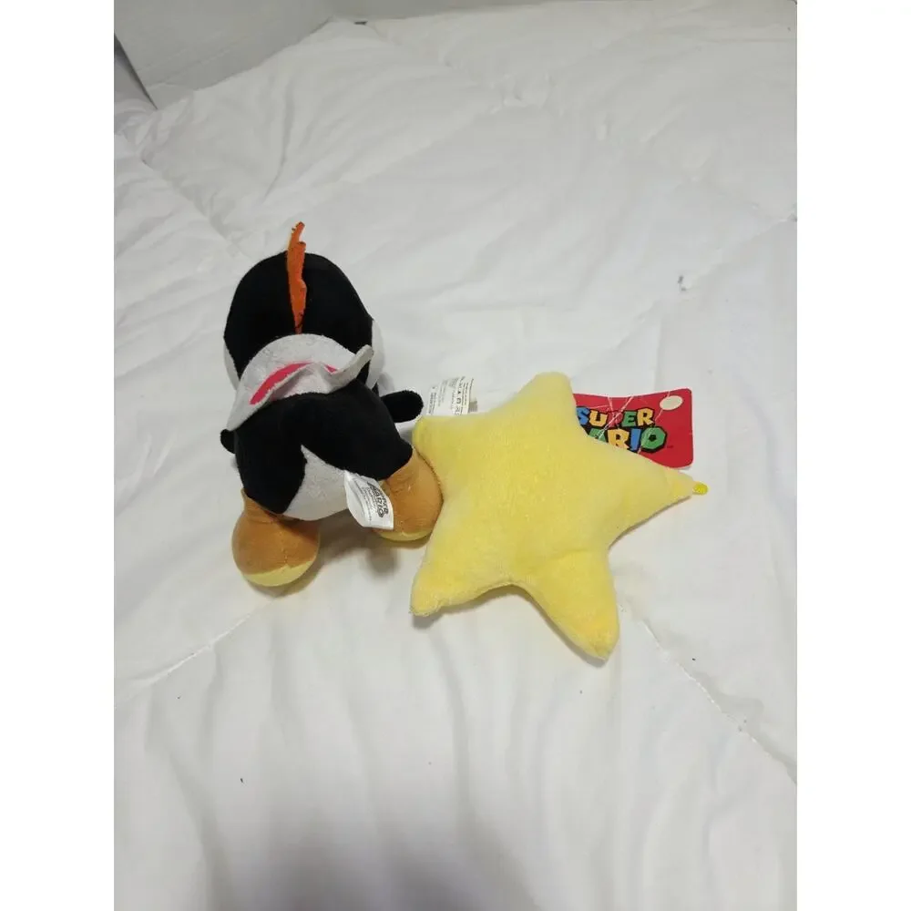 Mario Bros. Yoshi Black Plush Star Nintendo Set Of 2 Limited Edition Hanging Dec